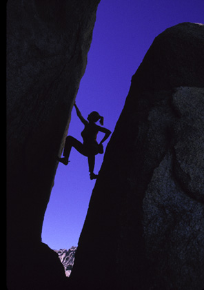 Photo or rock climbing